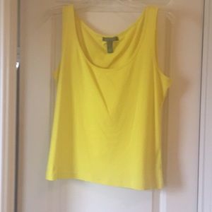 Ralph Lauren yellow tank top